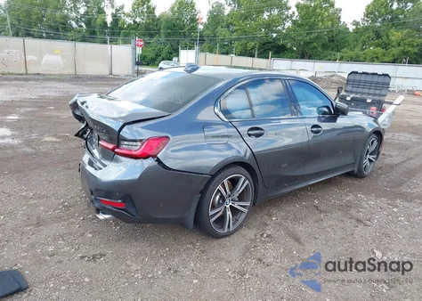 2021 BMW 3 Series 330E из США, поврежденный, VIN WBA5P7C05MFL20419